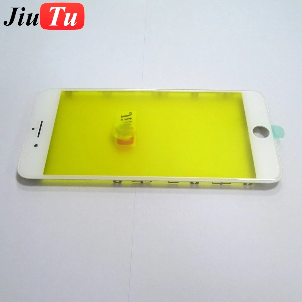 OEM 3 in 1 Cold Press Glass with Bezel Frame +OCA Adhesive Sticker Film For iPhone 8G 8 plus LCD Screen Refurbishment Jiutu (21)