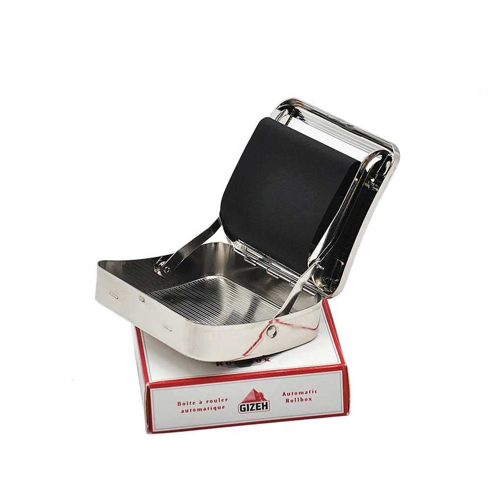 

Metal Cigarette Tobacco Roller For 70MM Paper Rolling Machine Box Case Pattern Random