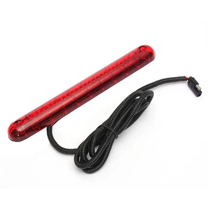 

1 Pcs LED Car Rear Tail Light 24 LED Third Stop Brake Light for 12V Universal Automobile Truck Red