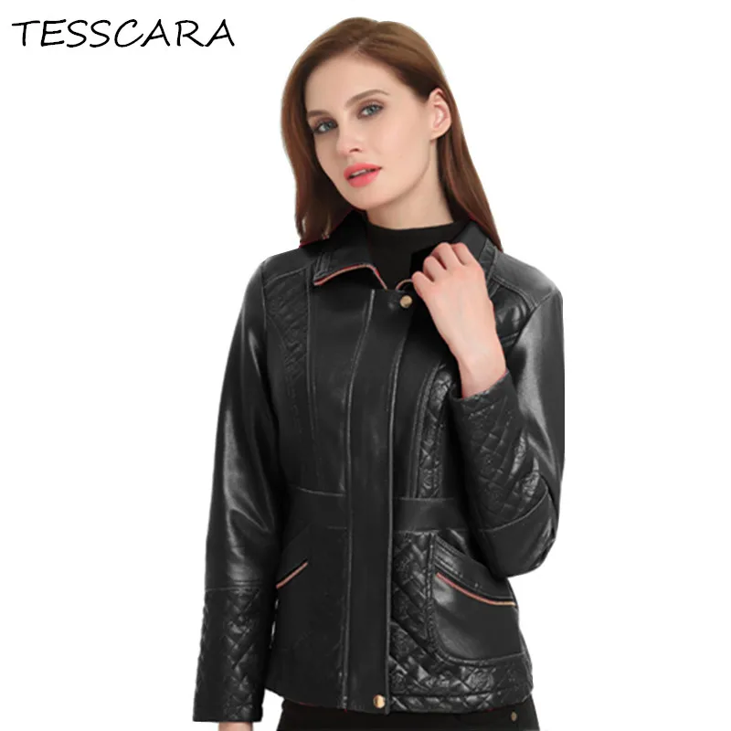 Women Winter Autumn Thick Warm Faux Leather Coat Jacket