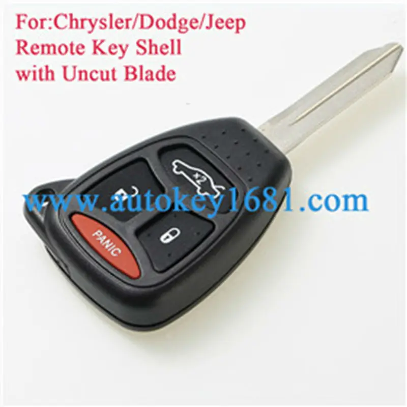 Бланк Дистанционного Ключа Дело Shell 3+ 1 Кнопка для DODGE CHRYSLER 300 Аспен Замена