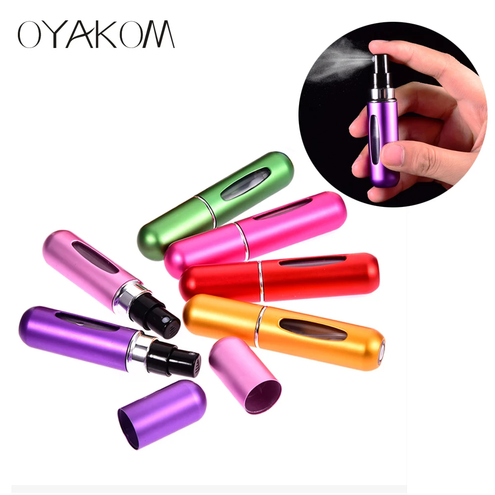

5ml Mini Spray Bottle Empty Cosmetic Container Refillable Perfume Atomizer Bottle for Portable Travel Parfume Bottles with Spray