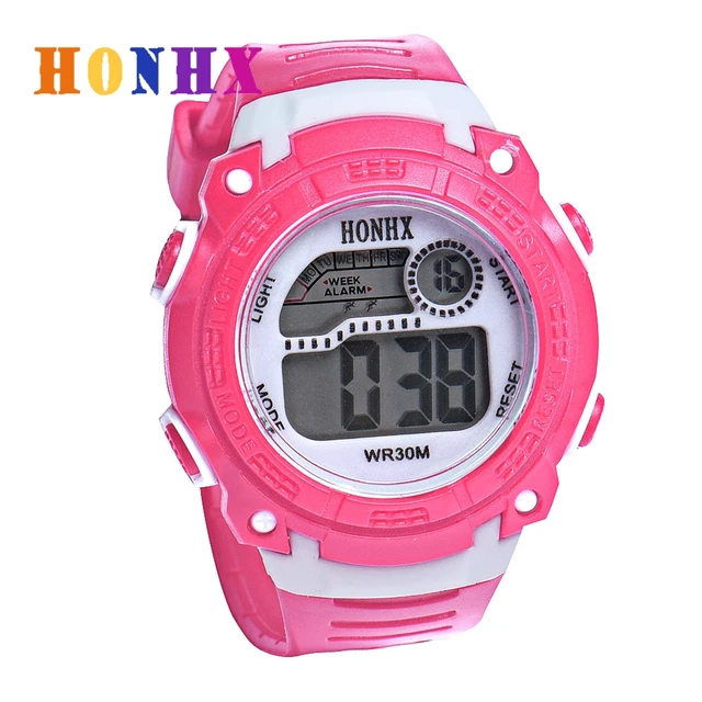 HONHX Children Watch Waterproof Digital LED Quartz WristWatch Jelly Kids Clocks HONHX Children Watch Waterproof Digital LED Quartz WristWatch Jelly Kids Clocks