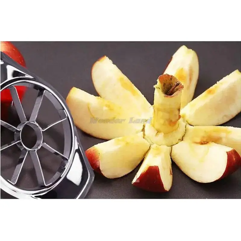 Безопасная нержавеющая сталь для фруктов яблок груша томатный лепесток Бур резчик измельчитель разделитель