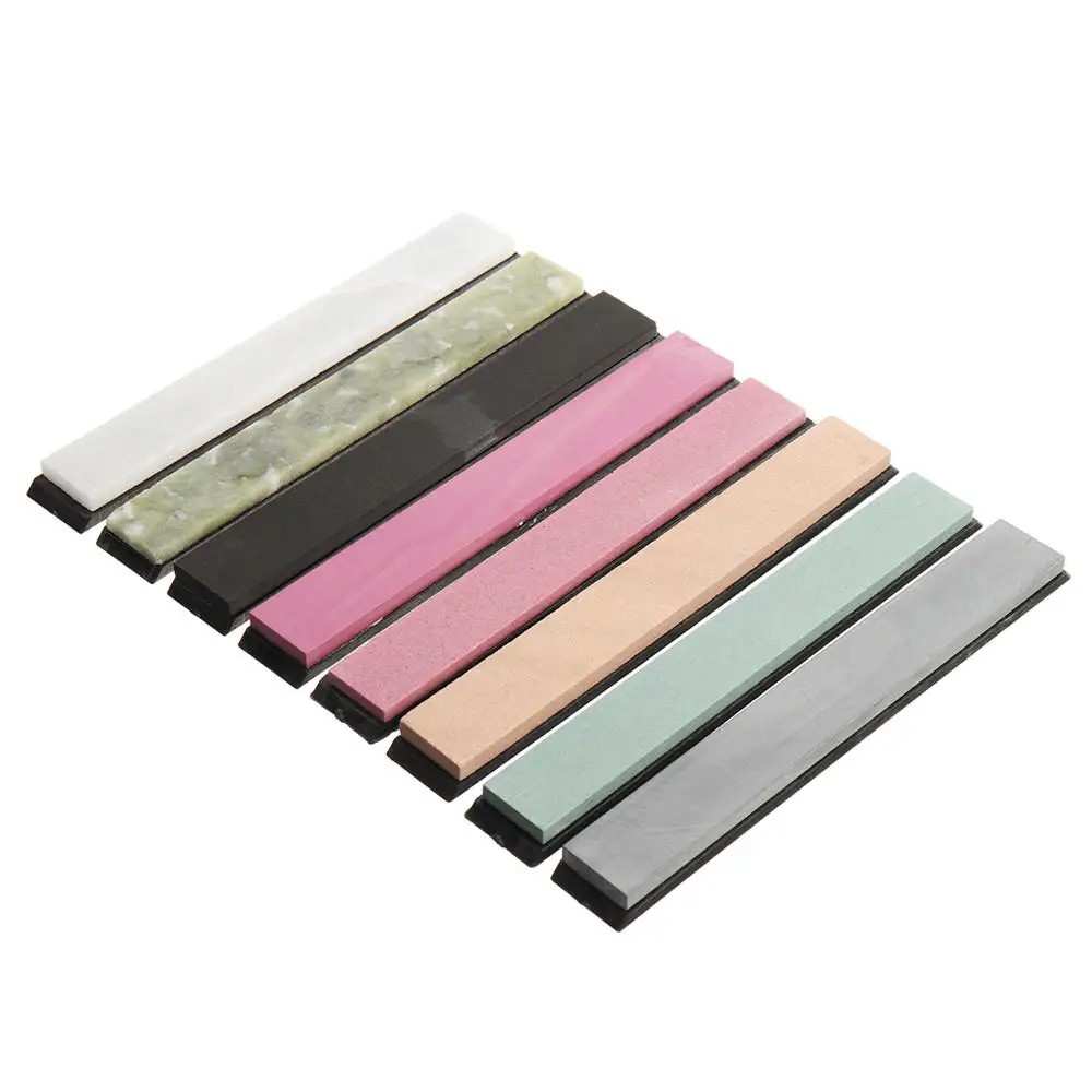 

8Pcs 240 to 10000 Grit Knife Sharpener Sharpening Stone Whetstone Razor Kitchen