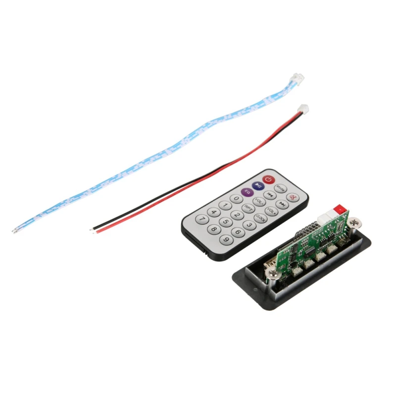 ZTV-CT02B(02EA) цифровой Красный светодиодный дисплей USB TF Радио MP3 аудио модуль с пультом дистанционного управления