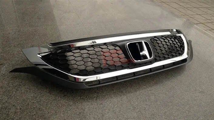 Для 2012 2013 Honda CRV CR-V модульная передняя решетка радиатора высшего класса ABS хром