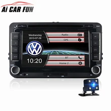 7 Inches 2 Din Car DVD GPS Navigation Radio Stereo Player for Volkswagen VW Golf 6 Touran Passat B7 Sharan Touran Polo Tiguan