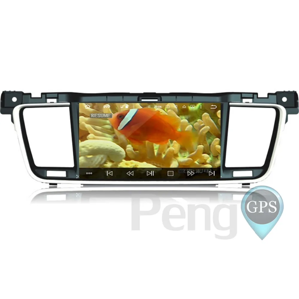 2 Din Android 9,0 автомобиль радио для peugeot 508 2011 2012 2013 gps навигации CD DVD плеер планшет мультимедийная Главная панель