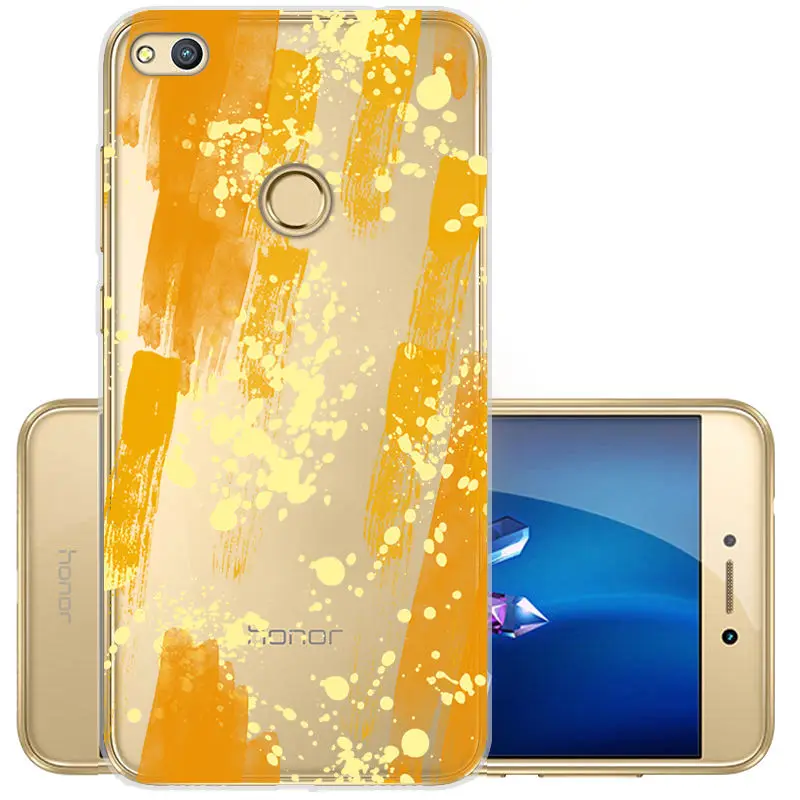 Painted Soft TPU Cover for Huawei P8 P9 Lite 2017 Clear Silicone Case Y5 Y6 2017 P Smart Honor 10 9 8X 9 lite Protective Fundas  (17)