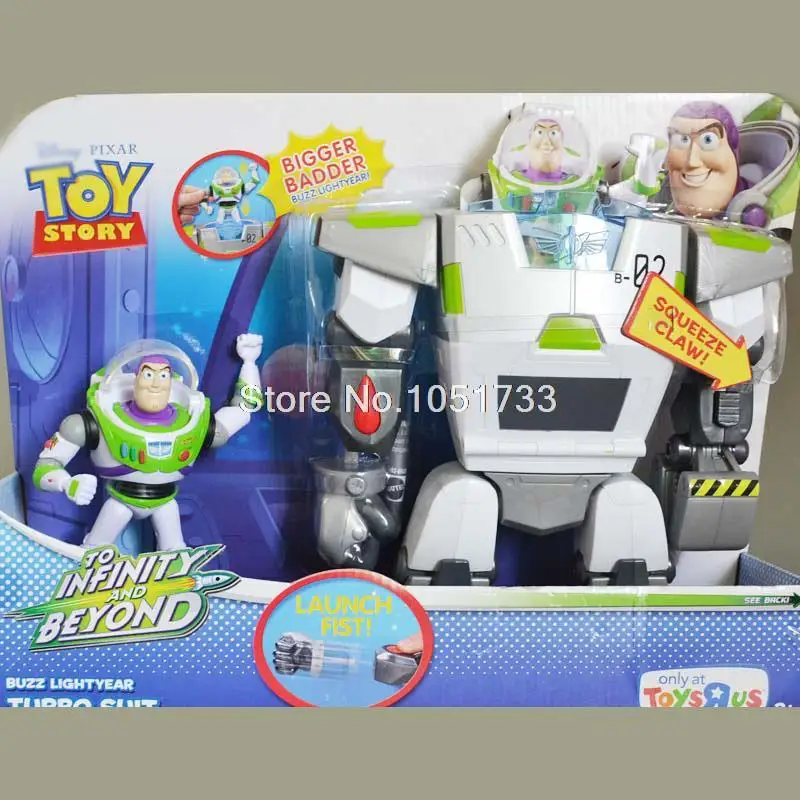 ФОТО Cartoon Toy Story 3 Buzz Lightyear Turbo Suit PVC Action Figures Collectible Toys