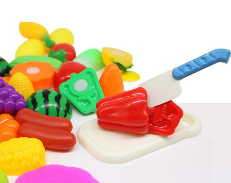 Pretend Play Plastic Food Toy Cutting Fruit Vegetable Food Pretend Play Children For Children GYH