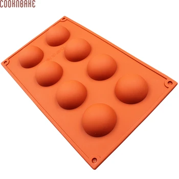 

COOKNBAKE DIY 8 Even Domed DIY Silicone Cake Mold Soap Mold Jelly Pudding Silicone Chocolate Mould CDSM-267