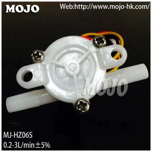 

2019 Free shipping!MJ-HZ06S 6mm nipple Water heater flowmeter: pulsing signal 0.2-3L/min PPtype flow sensor