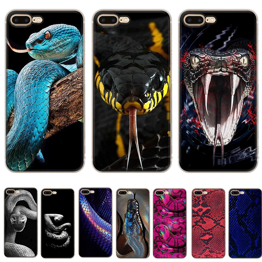 

Snake Fashion Mobile Phone Case for iPhone 6 6S 7 8 Plus iPhone 11 Pro X XS Max XR 5 5s SE Cover Shell