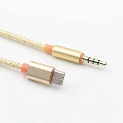 Аудиокабель с Type C на 3 5 мм Aux USB кабель для подключения наушников смартфонов без