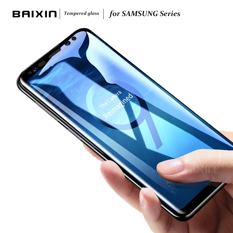 

For Samsung Galaxy S9 S8 Plus 3D Curved Full Cover Tempered Glass for samsung S6 S7 Edge Screen Protector Film
