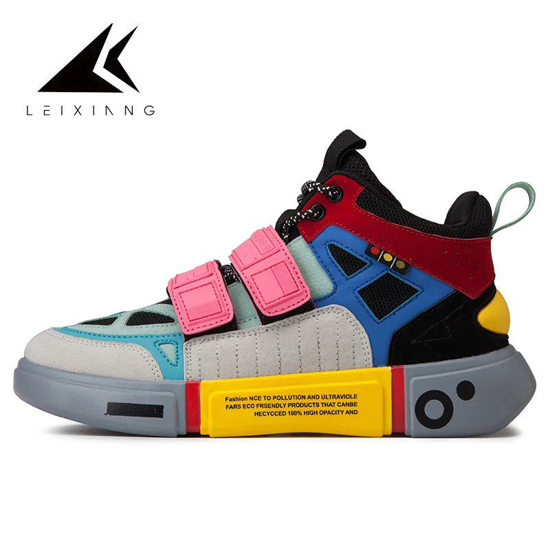

Sneakers Men Skateboard Shoe High-top Outdoor Walking Messi Rubik's Cube Sport Shoes Height Increasing Tide Hombre Zapatilla