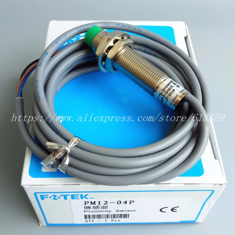 Big Deal 5pcs Pm12 04p Fotek Proximity Switch Sensor Pnp No 10
