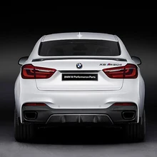 F16 X6 модифицированный M-Impress стиль карбоновое волокно задний багажный отсек спойлер крыло автомобиля для BMW X6 F16