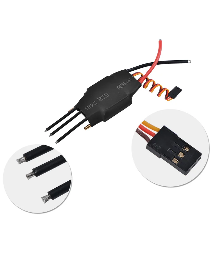 Контроллер скорости Mitoot 60A 80A 100A 125A 200A бесщеточный с водяным охлаждением ESC 5 В/3A BEC
