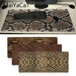 MaiYaCa нескользящий ПК змеиная кожа большой коврик для мыши ПК компьютерный коврик натуральный резиновый игровой коврик для мыши стол