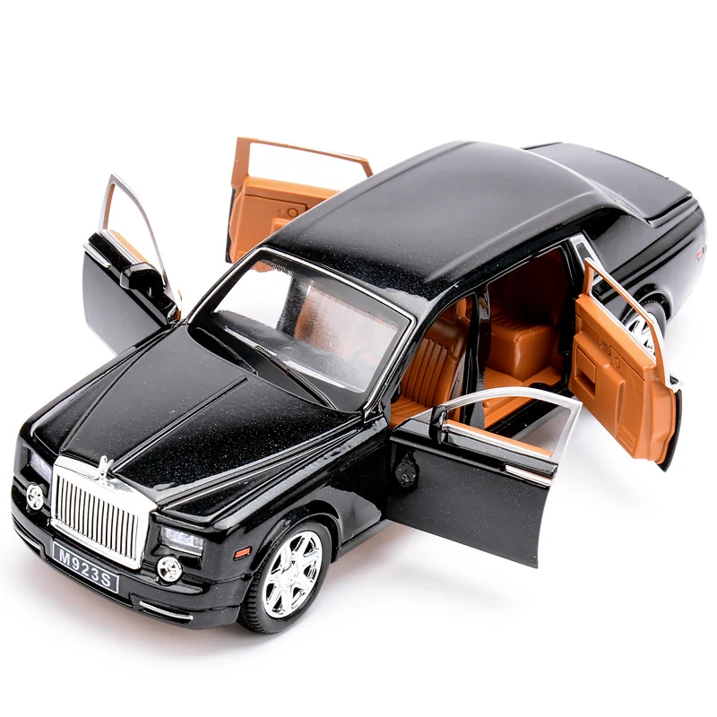 1/24 роскошная модель автомобиля Big DieCasts 20 см дисплей с 6 открывающимися дверцами