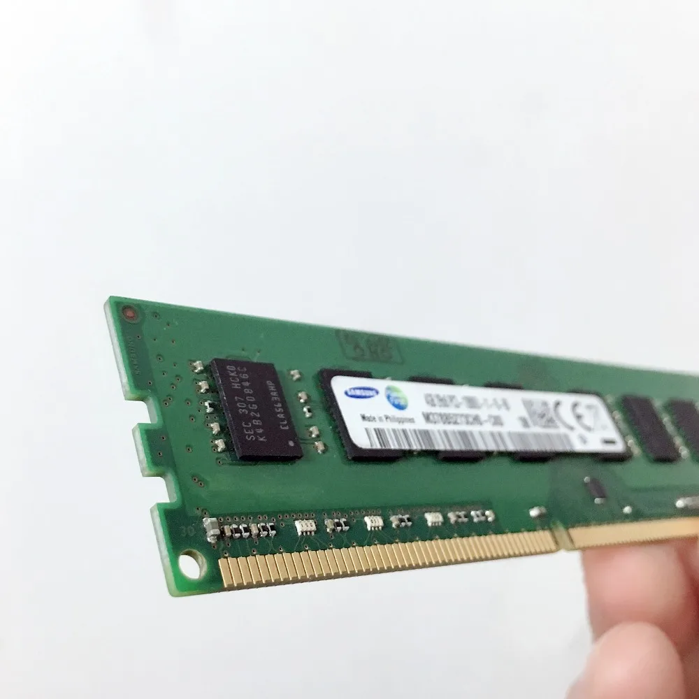 Оперативная память Samsung DDR3 PC3 2RX8 4 Гб 1333 1600 МГц для настольного компьютера 240pin