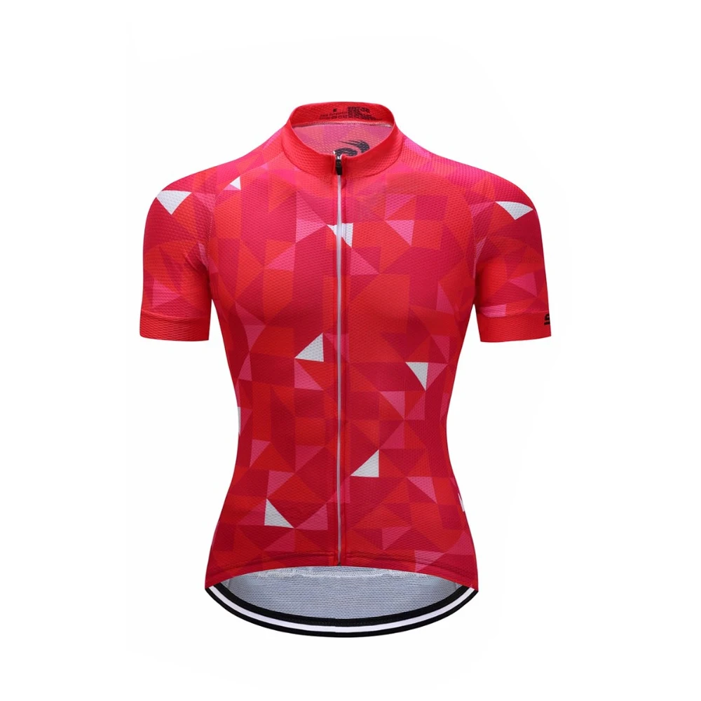 Buy Red Men Summer Irregular geometric Jersey/Brand