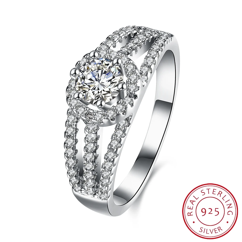 New Arrivals 2017 925 Sterling Silver Ring Luxury Design Ring For Women