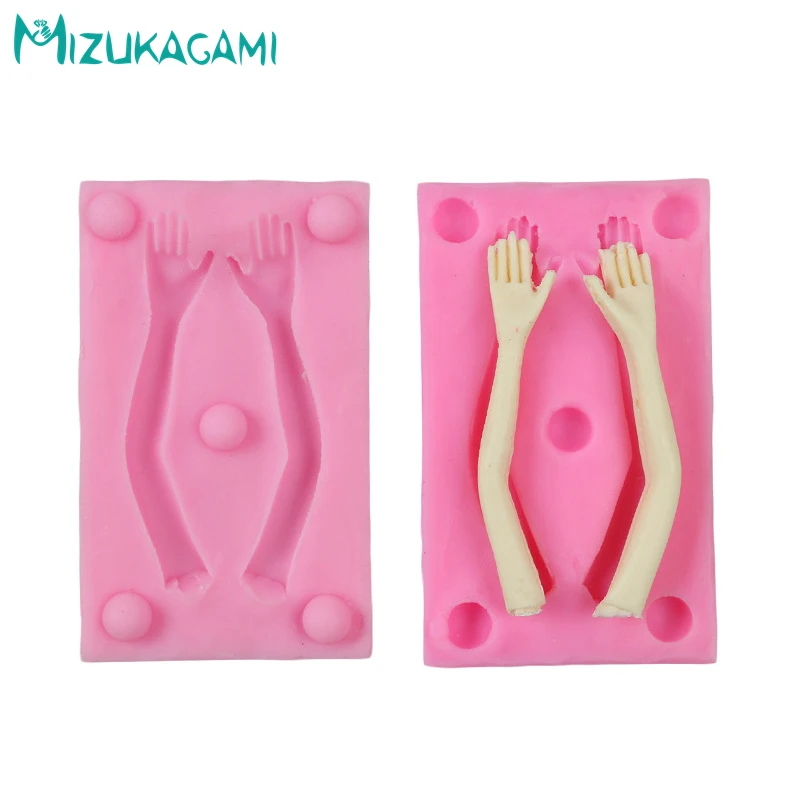

New 3D Human Arm Shape Chocolate Silicone Mold Fondant Cake Mold Cake Decoration Tools DIY Kitchen Baking Tools MJ-01573