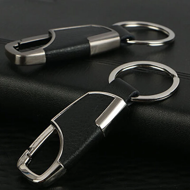 Genuine Leather key chain car Waist hanging keychain for Hyundai ix35