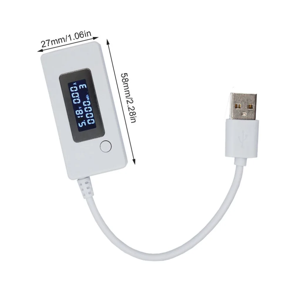 Детектор USB Вольтметр Амперметр тестер напряжение измеритель тока контроллер