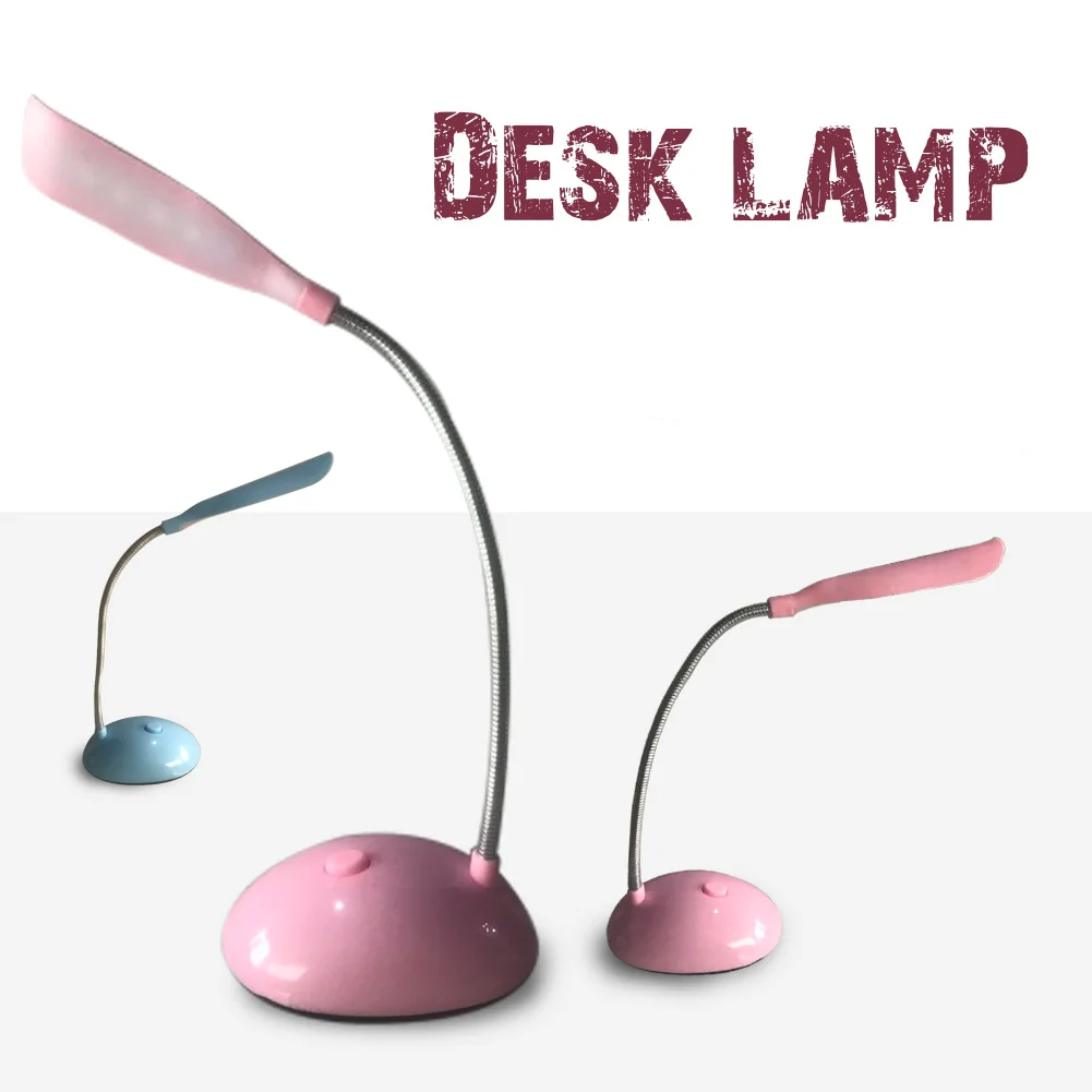 

Mini Bedroom Eye Protection Desk Lamp Study High Lumen Table Light 4 LEDs Flicker-Free Readig Flexible Battery Powered