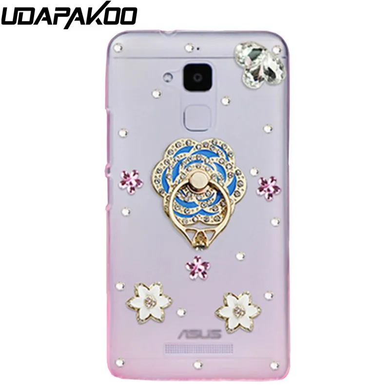 

Udapakoo Rear Housing Cover case For ASUS ZS551KL ZE554KL ZC520TL ZE550KL ZC521TL diy Crystal Bling Rhinestone Cover