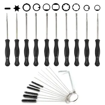 

SHGO-Carburetor Adjustment Tool with Carburetor Cleaning Brush Needle for Common 2 Cycle Small Engine ECHO STIHL Poulan