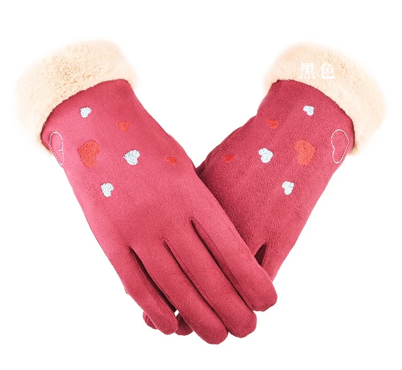 Красивые Для женщин женские зимние теплые перчатки для уличного бега спорта толстые Термальность ветрозащитный сенсорный экран для смартфона Волшебная Перчатка