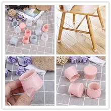 4 шт Силиконовые Прямоугольник Квадратные ножку стула Caps ноги колодки дерева защита для пола колодки защитные накладки для ножек мебели