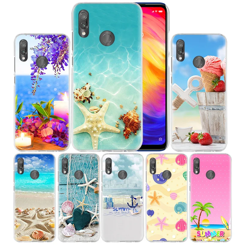 

Seashells Sea Star Case for Xiaomi Redmi Go Note 7 6 6A Pro S2 5 5A 4X Mi A1 A2 9 Mix 3 5G 8 lite Play F1 Hard PC Phone Cover