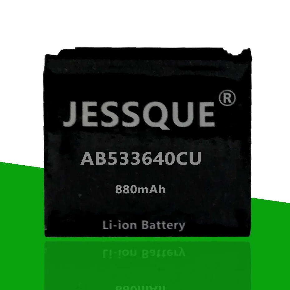 JESSQUE 880 mAh AB533640CU Батарея для SAMSUNG SPH-A523 SGH-S366 G600 S3600 F268 F330 F338 G400 C3310 G500 Аккумулятор AKKU