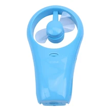 Ручной мини Супер Mute USB/вентилятор охлаждения на батарейках, синий