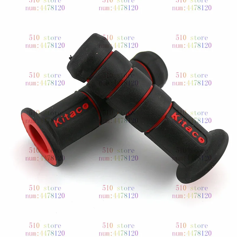 red color Universal Handlebar Grips MOTO GP Rubber Dual Compound bar Grip For YAMAHA DT230LANZA PW50 PW80 RT100 | Автомобили и