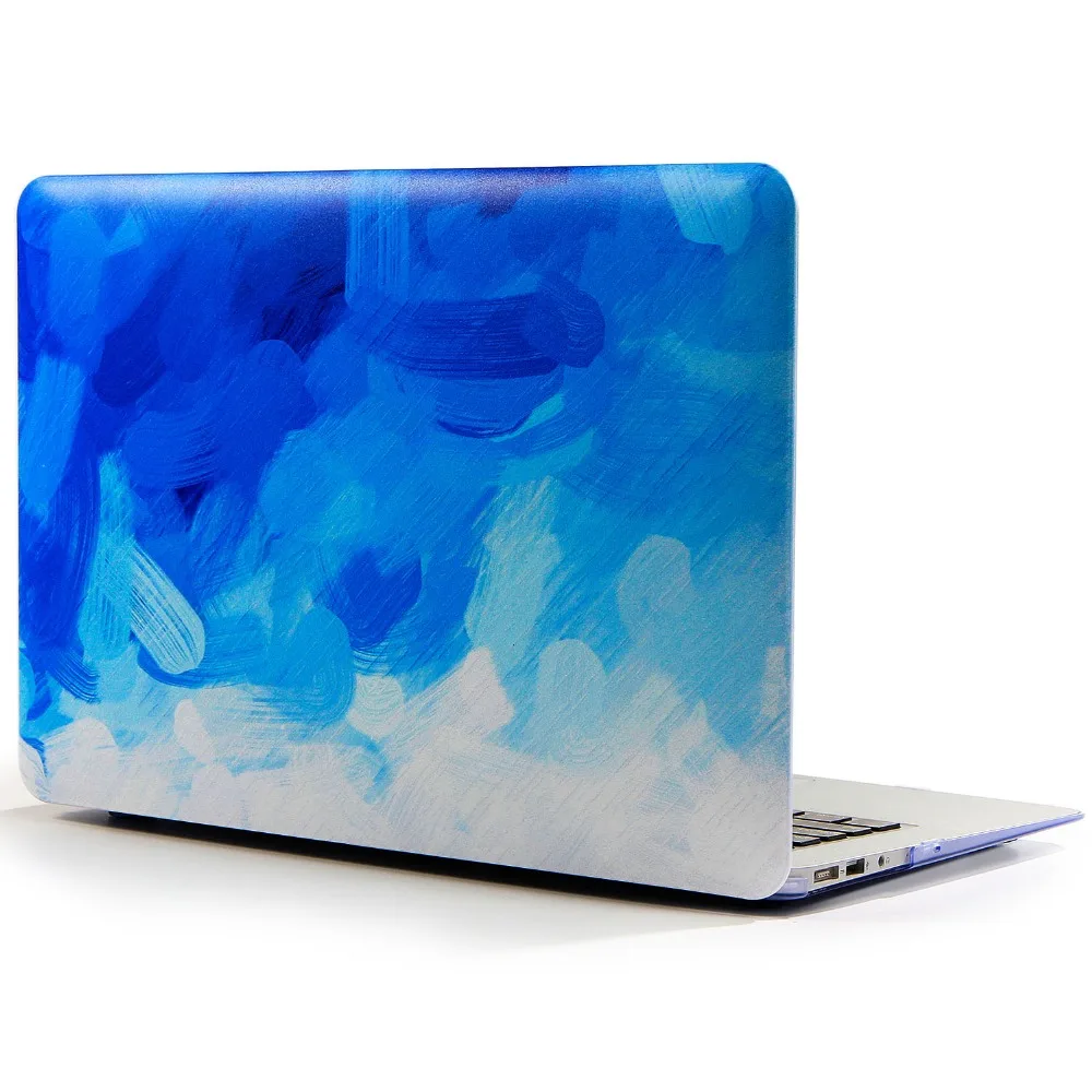 SYSTIMO Beautiful Flower Map Laptop Case for Apple Macbook Air Pro Retina 11 12 13 15 for New Mac book Air 13 with Touch Bar