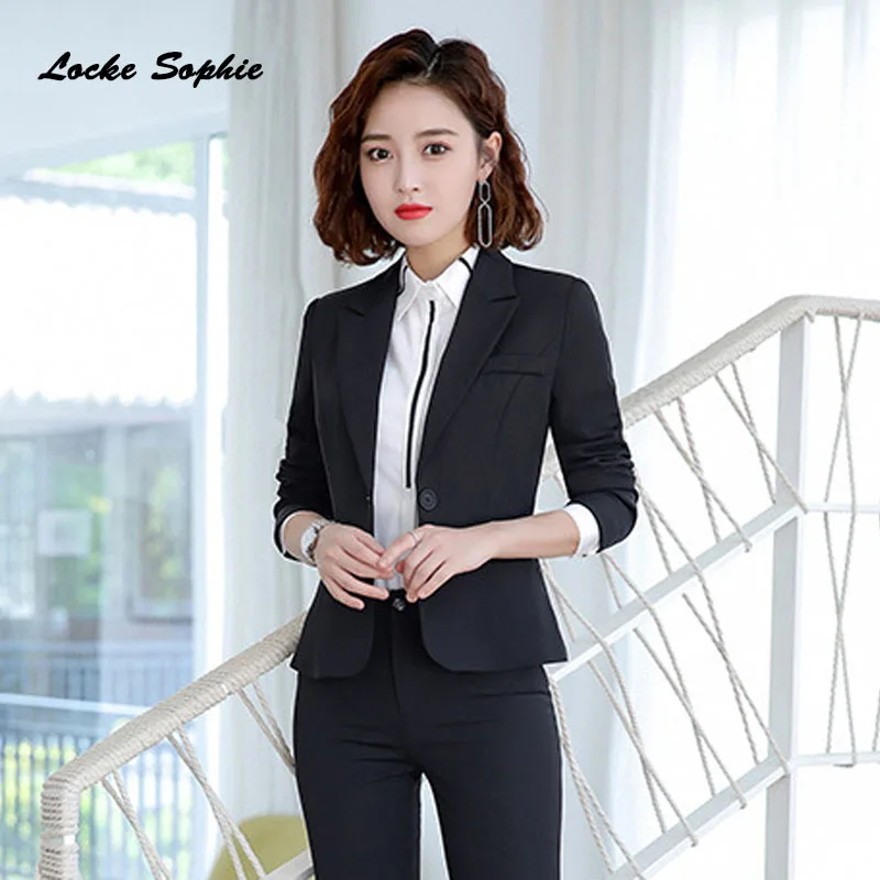 1pcs Womens Plus size Blazers coats 2019 Autumn cotton Long sleeves Small Suits jackets ladies Skinny Office Blazers Suits coats