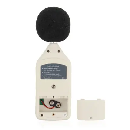 GM1358 30 130dB цифровой измеритель уровня звука шума в децибелах LCD A/C