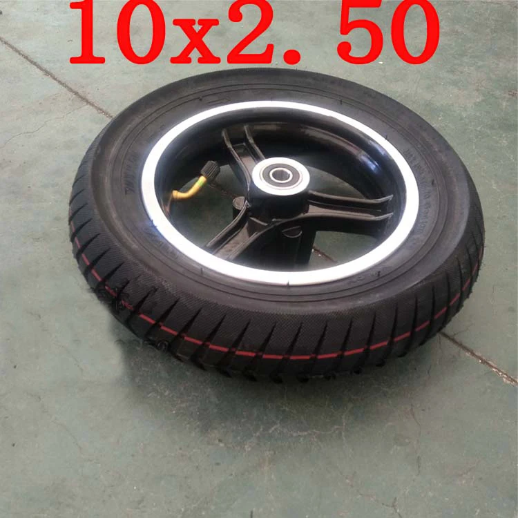 10X2.50 10 Inch Motorcycle Electric Scooter Wheel Rim With Tubeless
