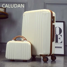 2 шт./компл. 14 дюймов косметичка 20 мм/22 мм/24/28 дюймов для девушек-студенток от чемодан на колёсиках для путешествий Спиннер чемодан для багажа на колесиках чемодан