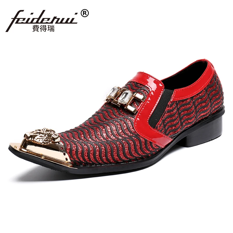 Plus Size Elegant Pointed Toe Slip on Striped Man Loafers Genuine Leather Italian Designer Wedding Party Men's Dress Shoes SL152 цена Plus Size Elegant Pointed Toe Slip on Striped Man Loafers Genuine Leather Italian Designer Wedding Party Men's Dress Shoes SL152 цены онлайн