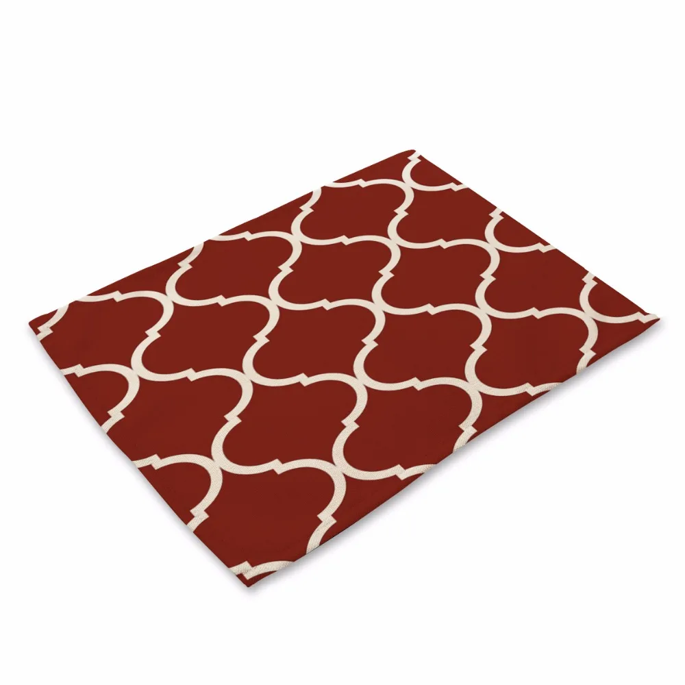 Fashion Geometry Pattern Table Mat Geometry Table Napkin Placemat Kitchen Decoration Dining Accessories Fashion Geometry Pattern Table Mat Geometry Table Napkin Placemat Kitchen Decoration Dining Accessories
