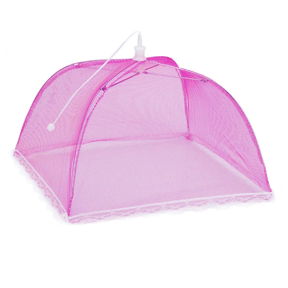 1 крышка для еды всплывающая сетка защитная крышка для еды палатка купол сетчатый зонтик для пикника кухонные инструменты для пикника Чехлы для еды Сетка# XTN